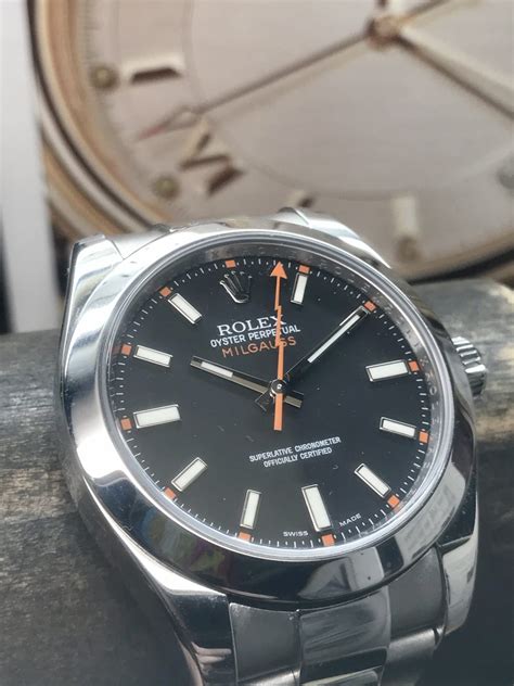 rolex pvd milgaus|rolex oyster perpetual milgauss black.